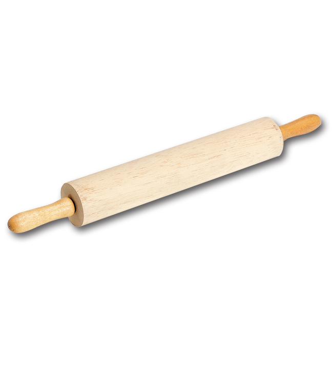 Wood Rolling Pin 18"L